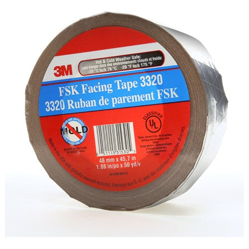 48 mm × 45.7 m FSK Facing Tape Silver Alt Mfg # 31530 - A1 Tooling