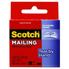 1.88 in × 629 in (48 mm × 16 m) Scotch(R) Tear By Hand Mailing P Alt Mfg # 65765 - A1 Tooling