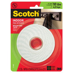 Scotch-Mount Indoor Double-Sided Mounting Tape 314H-MED-DC 1″ × 125″ (2 54 cm × 3 17 m) - A1 Tooling