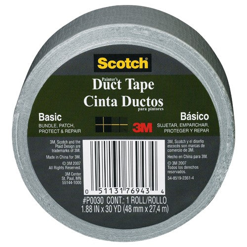 3M Basic Painter's Duct Tape P0030 1.88″ × 30 yd (48 mm × 27.4 m) - A1 Tooling