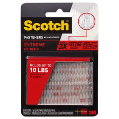 Scotch Extreme Fasteners RF6730 1″ × 3″ (25 4 mm × 76 2 mm) 2 Sets of Strips Clear - A1 Tooling