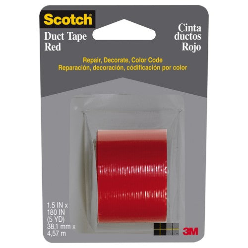 3M Red Duct Tape 1005-RED-CD 1.5″ × 5 yd 12/cs - A1 Tooling