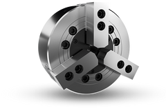 Auto Strong VA Series 3-jaw wedge type non through-hole power chuck (adapter included) - Part # V-210A11 - Exact Industrial Supply