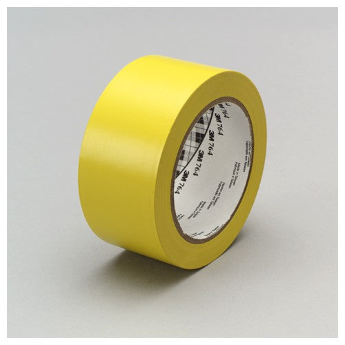 3M General Purpose Vinyl Tape 764 Yellow 1″ × 36 yd 5 mil Individually Wrapped Conveniently Packaged - A1 Tooling