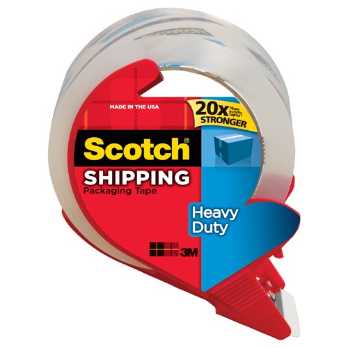 Scotch Heavy Duty Shipping Packaging Tape 3850S-RD 1.88″ × 38.2 yd (48 mm × 35 m) - A1 Tooling