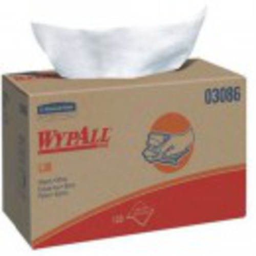 Dry Wipe, WYPALL L30, 9 3/4 in × 10 in, Number of Sheets 120, White - A1 Tooling