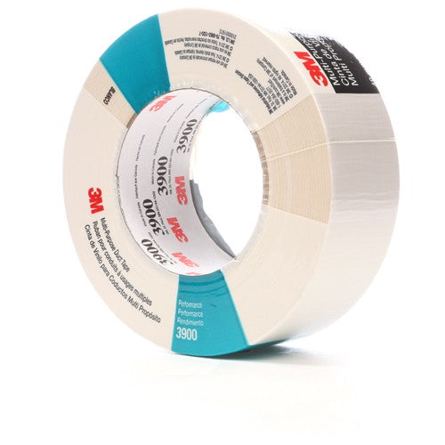 3M Multi-Purpose Duct Tape 3900 White 48 mm × 54.8 m 7.7 mil Individually Wrapped - A1 Tooling