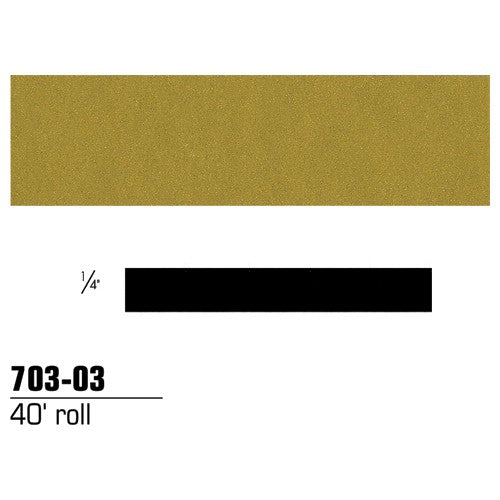 1/4 in × 40 ft 3M™ Scotchcal™ Striping Ta Gold Metallic Alt Mfg # 70303 - A1 Tooling