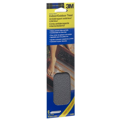 ‎3M Safety-Walk Slip Resistant Tape 370G-T2X9-6PK 2″ × 9″ Grey - A1 Tooling